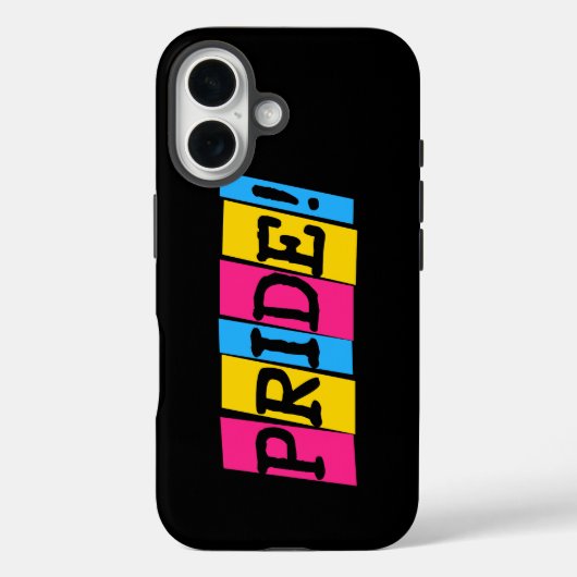 パンセクシュアリティプライド文字珍しいiPhoneケース Case-Mate iPhoneケース (裏面)