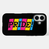 パンセクシュアリティプライド文字珍しいiPhoneケース Case-Mate iPhoneケース (裏面 (横))