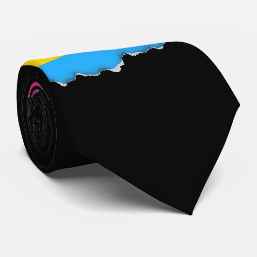 パンセクシュアルプライド旗 ネクタイ (ロール)