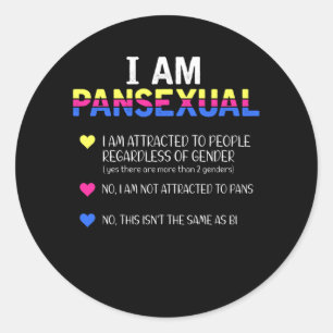 パンセクシュアルプライドLGBTの平等権 ラウンドシール