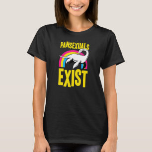 パンセクシュアル存在するLoch Ness Monster Nessie Pan Prid Tシャツ
