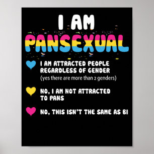 パンセクシュアル定義ゲイプライドLGBT ポスター