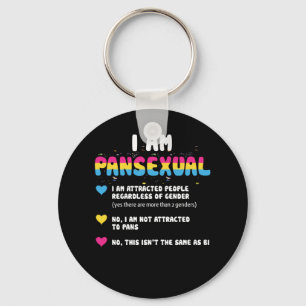 パンセクシュアル定義 – おもしろいゲイプライドLGBT キーホルダー