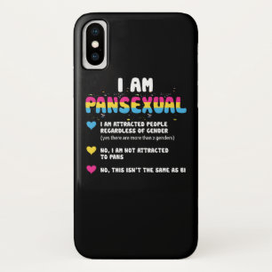 パンセクシュアル定義 – おもしろいゲイプライドLGBT iPhone X ケース