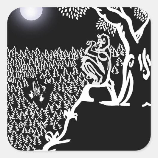 パンセレナーデステッカー スクエアシール (正面)