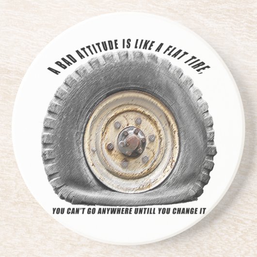 パンタイヤのような悪い態度 コースター (正面)