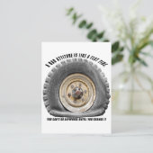 パンタイヤのような悪い態度 ポストカード (スタンド正面)