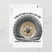 パンタイヤのような悪い態度 ポストカード (正面/裏面)