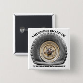 パンタイヤのような悪い態度 缶バッジ (正面&裏面)