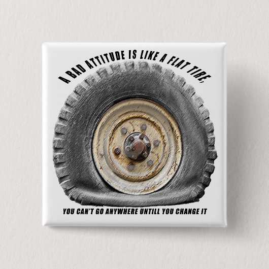 パンタイヤのような悪い態度 缶バッジ (正面)