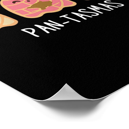 パンタスマスおもしろい幽霊不気味コンチャスメキシコ幽霊 ポスター (角)