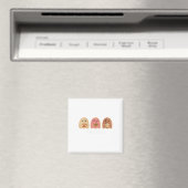 パンタスマスおもしろい幽霊不気味コンチャスメキシコ幽霊 マグネット (インサイチュ (食洗機))