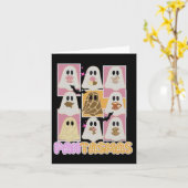 パンタスマス パン ドゥルセ ゴースト スペイン メキシコ ハロウィン カード (黄色い花)