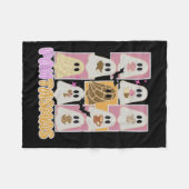 パンタスマパンデュース幽霊メスペインのキシカンハローウィー フリースブランケット (正面(横))