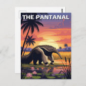 パンタナルの巨大なカモシカ ポストカード (正面/裏面)