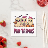 パンタマスおもしろい幽霊グルーヴィレトロハロウィーン スタンダードカクテルナプキン (インサイチュ)