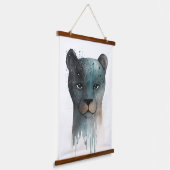 パンタープリント 吊り下げ型タペストリー (傾斜あり)