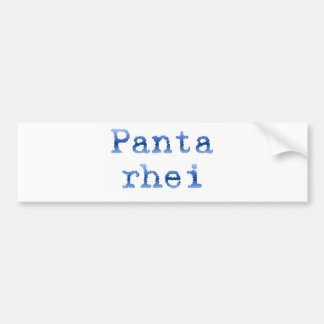 パンタ流れ「すべて流れ」 バンパーステッカー