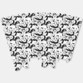 パンダおもしろいポップコーン箱 フェイバーボックス (見開き)