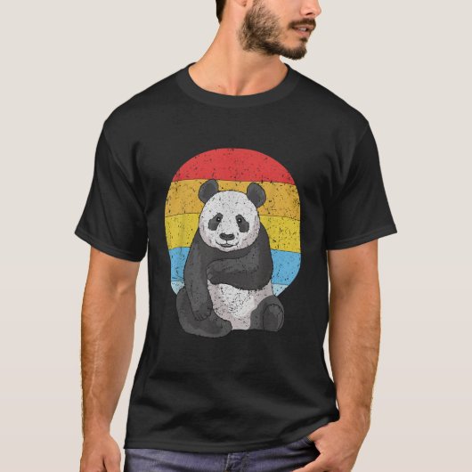 パンダかわいいパンダ Tシャツ (正面)