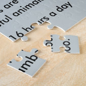 パンダが事実を述べる ジグソーパズル (側面)