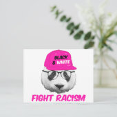 パンダが人種差別と闘う ポストカード (スタンド正面)