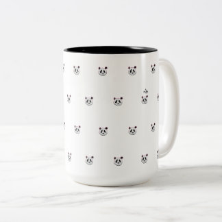 パンダが付いているお茶会 ツートーンマグカップ