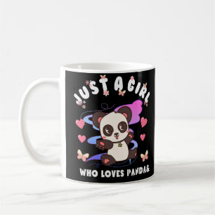 パンダが大好きな女の子 コーヒーマグカップ