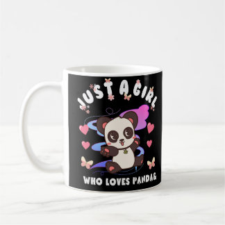 パンダが大好きな女の子 コーヒーマグカップ
