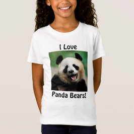 パンダが大好き Tシャツ