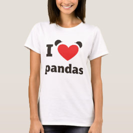 パンダが大好き  Tシャツ