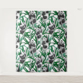 パンダが鳴る タペストリー (正面)