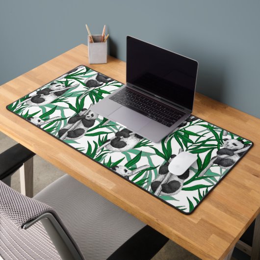 パンダが鳴る デスクマット (オフィス2)