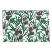 パンダが鳴る 枕カバー (裏面-右)