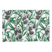 パンダが鳴る 枕カバー (正面右)