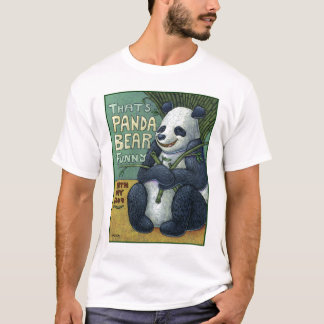 "パンダくまのおもしろいな"アースデーの2009年のTシャツである Tシャツ
