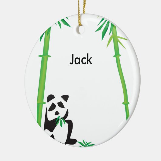 パンダくまのオーナメント! セラミックオーナメント (左)