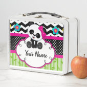 パンダくまのカスタムでパーソナライズな金属のお弁当箱 メタルランチボックス (インサイチュ)