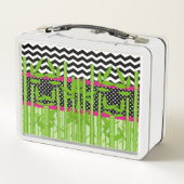 パンダくまのカスタムでパーソナライズな金属のお弁当箱 メタルランチボックス (裏面)