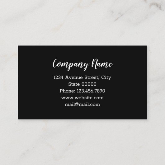 パンダくまのコーヒー食糧名刺 名刺