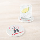 パンダくまのバレンタイン コースター (側面)