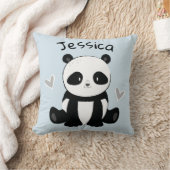 パンダくまのパーソナライズな子供部屋の装飾 クッション (ブランケット)