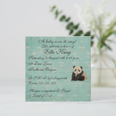 パンダくまのベビーの招待状 招待状 (スタンド正面)