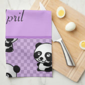 パンダくま キッチンタオル (四つ折り)