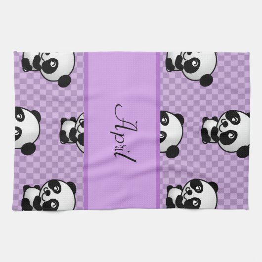 パンダくま キッチンタオル (横)