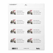 パンダくまI愛祖母 ラベル (フルシート)