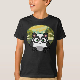パンダとしてブーイングは暗いTシャツをからかいます Tシャツ