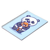 パンダとキツネ ノートブック (左側)