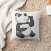 パンダとティーカップ クッション (ブランケット)