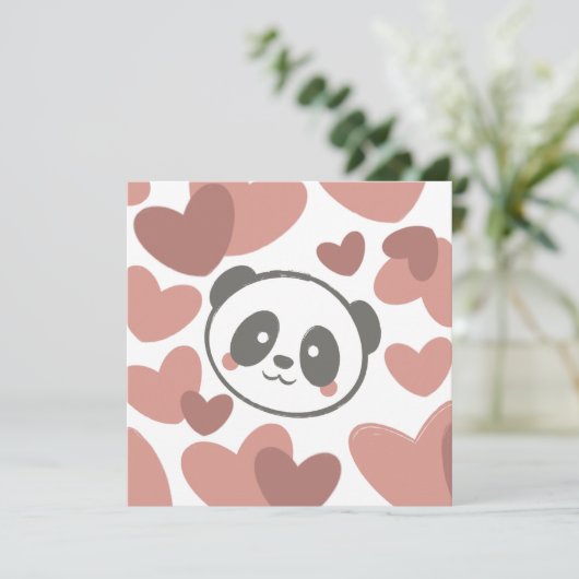 パンダとハート (スタンド正面)